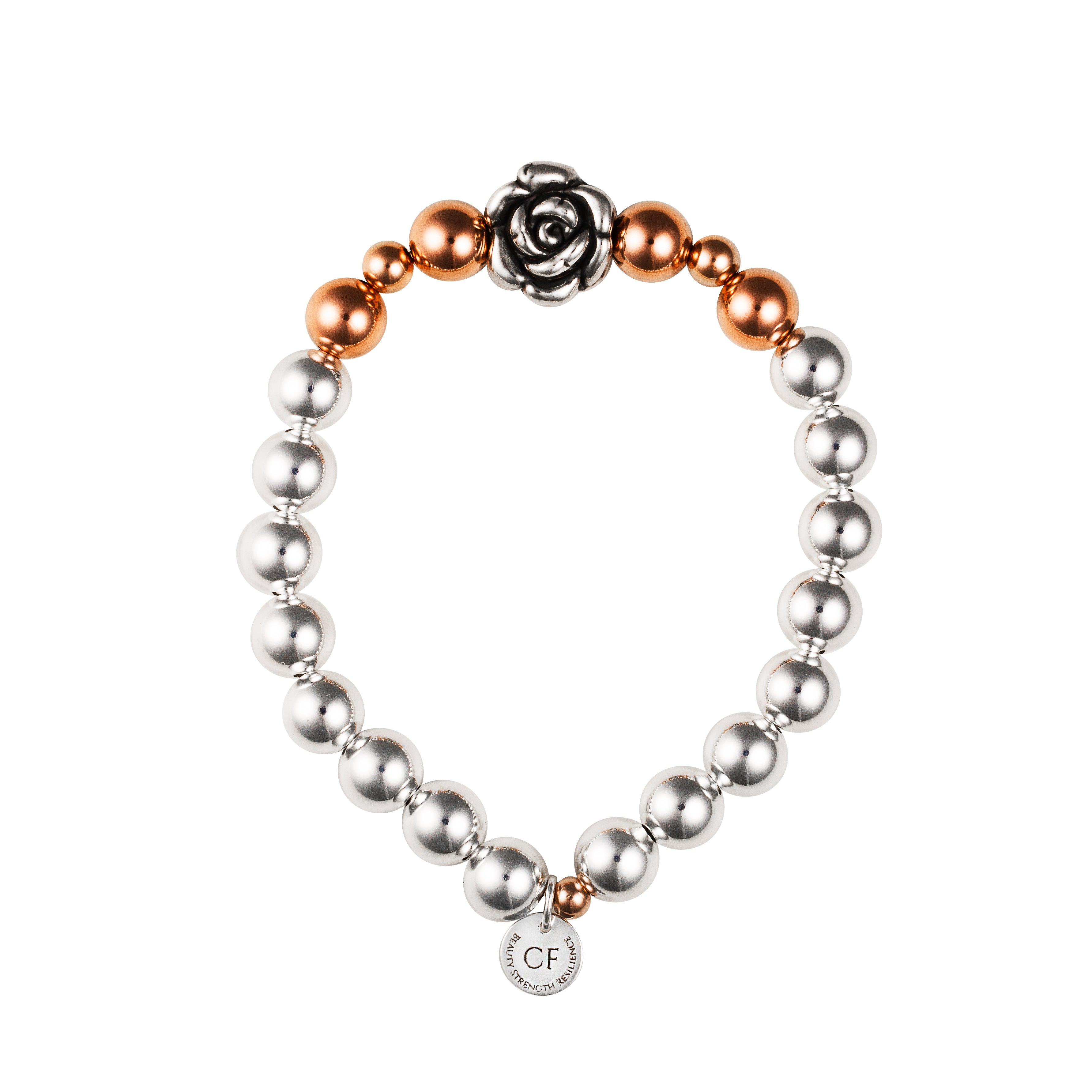 Sterling Silver, 14 Kt Rose Gold Claudia Frustaci Collezioni Sterling Silver, 14 Kt Rose Gold Claudia Frustaci Collezioni